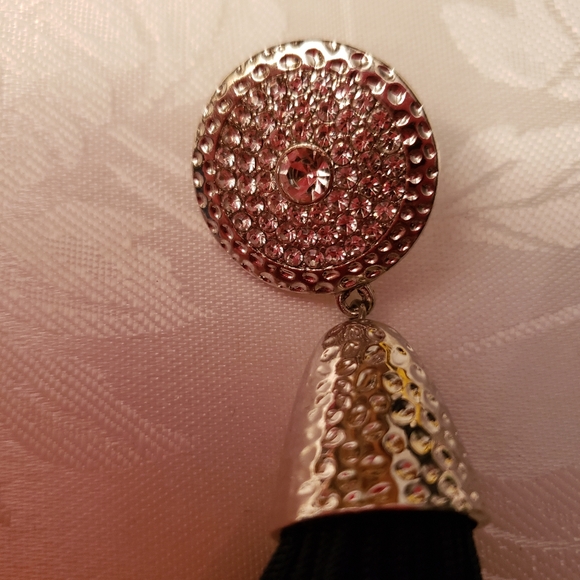 Women's Earrings 3 Pair, Blue w/Tassel 5" Long, Pearl Stud, Silver Studs NWT - Picture 6 of 8